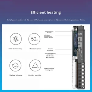 Mijia Tương thích cho Xiao Mi Smart Fish Tank sưởi Rod tự động nhiệt độ không đổi tần số biến thiết bị nhà thông minh - Product Image 4