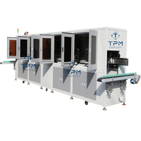 Machine de sérigraphie automatique 4 couleurs pour parfum, gobelets, bouteilles en plastique et verre, imprimante pour canettes en aluminium