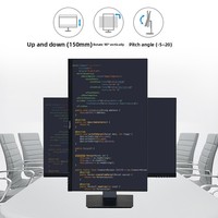 24 Inch FHD IPS All-in-One PC Core i7 i5 i3 12th Gen Desktop Computer with Webcam Rotating Lifting Base Monoblock for Office