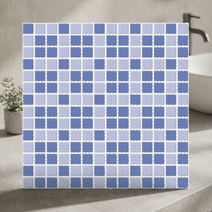 Carreaux de sol en céramique numérique émaillés 40x40cm, porcelaine vitrifiée, décoratifs pour la salle de bain et l'aménagement intérieur - Product Image 4