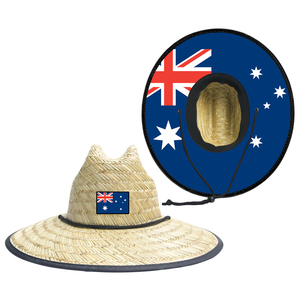 <span class=keywords><strong>หมวก</strong></span>ฟางสีธงชาติออสเตรเลียและเบลเยียมสำหรับผู้ชายและผู้หญิงจาก JAKIJAYI ขายส่ง - Product Image 1