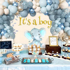 TLX Kit Arco di Palloncini Blu Polvere con Coriandoli <span class=keywords><strong>per</strong></span> <span class=keywords><strong>Feste</strong></span> di Compleanno e Baby Shower, Fornitore di Archi di Palloncini <span class=keywords><strong>per</strong></span> <span class=keywords><strong>Feste</strong></span> da 15 Anni - Product Image 2