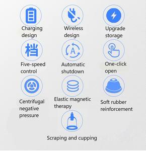 Traditionnel chinois 24 pièces tasses <span class=keywords><strong>Anti</strong></span> <span class=keywords><strong>Cellulite</strong></span> électrique ventouses ensemble vide Gua Sha ventouses thérapie avec pompe pistolet Tube d'extension - Product Image 6