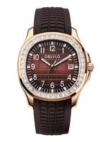 Nouvelle montre tendance OEM personnalisée NH35, bracelet en caoutchouc imperméable, cadran carré, montre de luxe pour homme NH35