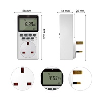 Prise Minuteur Électrique Numérique Style Hot-Sale 13A Homologuée 13A CN UK