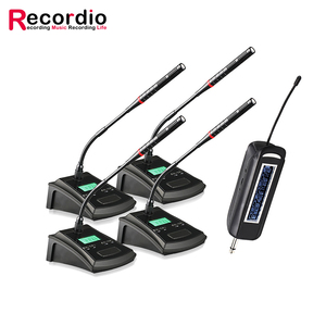 Système de microphone sans fil UHF professionnel à quatre canaux GAW-H04 pour salle de conférence et prise de parole en public - Product Image 1