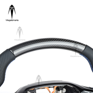 Custom Steering Wheel Fit for Ford Transit Tourneo C-MAX Kuga St V348 Mk8 2018 2019 2023 <strong>2021</strong> 2022 Carbon Fiber Steering Wheel - Product Image 2