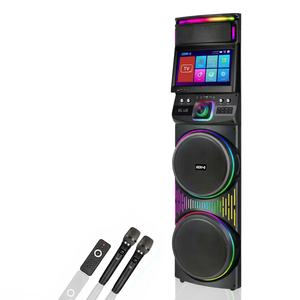 GD-1417 New Model Home Wooden Large <b>Speaker</b> Stereo Private Professional Wireless BT Box Smart <b>Speaker</b> with Screen - Product Image 1