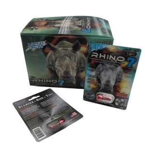 <span class=keywords><strong>Rhino</strong></span> Hard Steel, amélioration sexuelle masculine pour hommes, capsules à boire, bouteille, autocollants d'impression, étiquettes, pilules, emballage de cartes, boîte en papier - Product Image 3