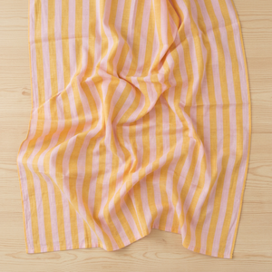 Tissu en coton Khadi 100% biologique, tissé à la main, rayé, léger, respirant, 60 GSM, séchage rapide, écologique, pour bébés filles et garçons - Product Image 1