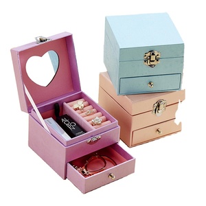Fashionable Mirror <b>Jewelry</b> Case High Quality <b>Jewelry</b> <b>Storage</b> Case Organizer <b>Jewelry</b> Case - Product Image 1