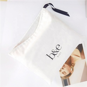 Custom Luxury <b>Drawstring</b> Gift Dust Pouch <b>Bag</b> for Handbags Ribbon <b>Drawstring</b> <b>Bag</b> Shoes Dust <b>Bag</b> With Logo - Product Image 1