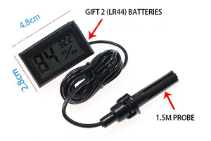 Factory Wholesale FY12 FY-12 Embedded Digital Thermo-Hygrometer With <b>Probe</b> Cable Household <b>Temperature</b> Humidity Monitor Meter - Product Image 4