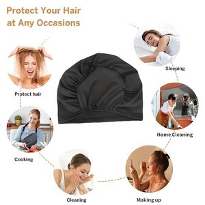 En gros : Couvre-chefs de chimiothérapie extensibles <span class=keywords><strong>pour</strong></span> femmes, Turbans, Bonnets, Foulards de chimiothérapie pré-noués, Bonnets, Bandanas - Product Image 6