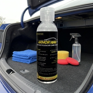 <span class=keywords><strong>Cire</strong></span> <span class=keywords><strong>pour</strong></span> pneus et plastiques haute brillance - ARMOR WAX Liquide de polissage automobile écologique <span class=keywords><strong>pour</strong></span> l'entretien des garnitures extérieures et intérieures - Product Image 3