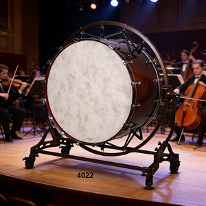Tambor <span class=keywords><strong>Sinfónico</strong></span> de Interior de 36/40 Pulgadas, Parche de Tambor REMO, Tambor Portátil con Rueda de <span class=keywords><strong>Metal</strong></span>, Modelo: 3622/4022 - Product Image 3