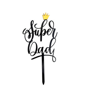 ท็อปเปอร์เค้กอะคริลิค รูปน้ำผึ้งและน้ำตาลหวาน ตกแต่งเค้กวันเกิดคุณพ่อสุดยอด สำหรับวันพ่อ - Product Image 4