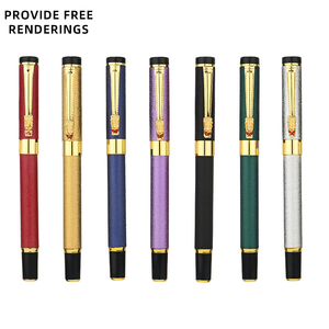 Nanomu cancelleria calligrafia metallo penna stilografica 0.5mm sostituibile cartucce d'inchiostro personalizzabile Logo studente imballaggio sciolto - Product Image 1