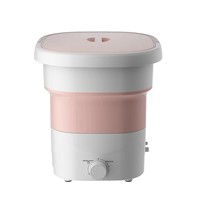 Lave-linge semi-automatique à chargement par le haut YSD, mini pliable, capacité 24L, commande mécanique, boîtier en plastique, utilisation en camping-car