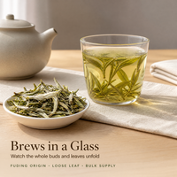 Thé Blanc en Vrac Fuding Carbon Roasted Silver Needle 2025 Baihao Yinzhen, Vente en Gros, OEM, Marque Privée