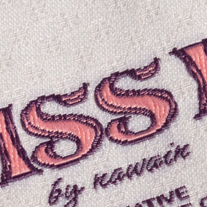 3D Embossed Beige Damask Woven Web <strong>Label</strong> 3D Silicone Logo With Laser Cutting 2-Head Woven <strong>Label</strong> For <strong>Garment</strong> Silk Screen Printing - Product Image 3