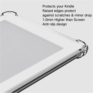Étui transparent pour <span class=keywords><strong>Kindle</strong></span> 11th Gen 2022, <span class=keywords><strong>protection</strong></span> anti-chute étui rigide <span class=keywords><strong>Kindle</strong></span> pare-chocs en TPU pour 6 "tout nouveau <span class=keywords><strong>Kindle</strong></span> 6 pouces 2022 - Product Image 5
