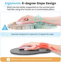 Poignet tapis de souris clavier caoutchouc tapis de souris repose-poignet Table ordinateur tapis pour bureau ordinateur portable