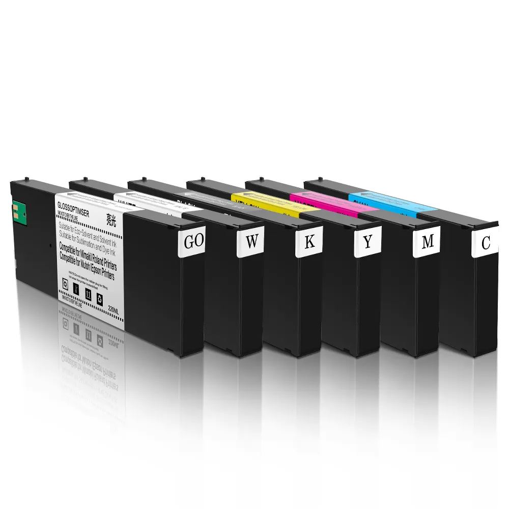 Cartucho de tinta compatível com Roland RA-640 RS-640 RS-540 XJ-740 impressora OCB 5 cores 220ML BN20 BN 20 DTF