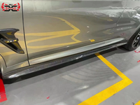 Pour BMW X3M F97 Kits de carrosserie en fibre de carbone Style 3D pare-chocs avant lèvre avant jupe latérale diffuseur arrière 2020 +