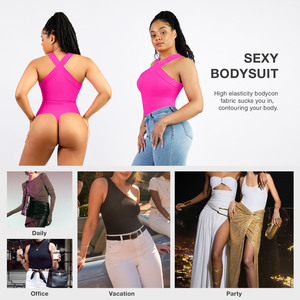 Para HEXIN, moldeador de cuerpo completo para <span class=keywords><strong>mujer</strong></span>, gran oferta, mono sin costuras de talla grande, moldeadores transpirables y calientes para moldear el cuerpo delgado - Product Image 3