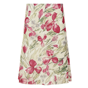 Falda Midi Estilo Vacacional con Diseño de Tulipanes, Corte Entallado, Falda de Resort para Mujer, Forma Favorecedora, Transpirable, Cintura Natural, Verano - Product Image 6