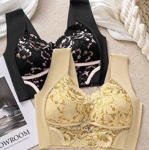 Soutien-gorge dos nu pour femme, style adolescent, push-up pour petite poitrine, minimiseur pour grande poitrine, soutien-gorge intime fin en nylon sans couture - Product Image 2