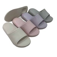 Claquettes EVA personnalisées avec logo, unisexes, à semelle épaisse, pour la maison, pour couples, antidérapantes, pour la salle de bain, claquettes EVA Cloud, vente en gros