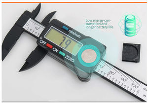 Qiye LCD écran étrier Vernier outil de mesure 6 "150 MM plastique étanche électronique affichage numérique Vernier pied à coulisse - Product Image 6
