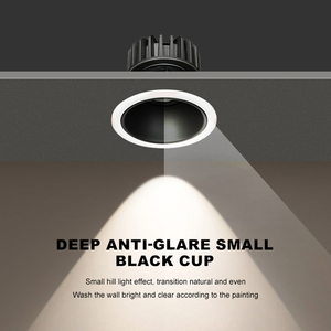 Rondelle murale en aluminium pour hôtel de magasin de bureau Offre Spéciale 9W Spot LED encastré au plafond - Product Image 2