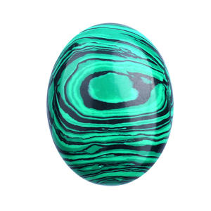 Piedra de Masaje Ovalada de Piedra Jabonosa Natural, Piedra de Spa para Compresas Calientes, Piedra de Jade con Mango, Piedra Energética con Patrón de Rayas - Product Image 1