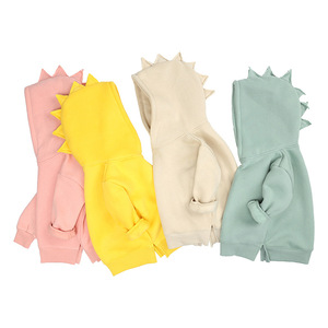 Sweat-shirt à capuche unisexe en coton brodé en polaire pour bébés, garçons, filles, groupes d'âge et <span class=keywords><strong>enfants</strong></span> - Product Image 3