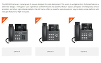 Téléphone VoIP Wiegand de qualité opérateur Grandstream GRP2612 avec système d'exploitation Linux, prise en charge PoE et GSM, origine CN/GUA