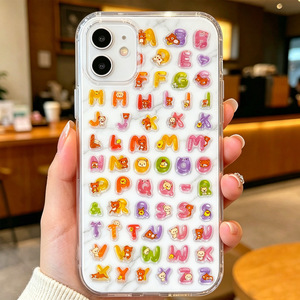 Autocollants 3D Alphabet Rilakkuma <span class=keywords><strong>en</strong></span> Gros, <span class=keywords><strong>Lettres</strong></span> Gonflées Personnalisées <span class=keywords><strong>en</strong></span> Résine Époxy, Impression Anti-UV pour Enfants - Product Image 4
