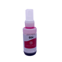 Bouteille d'encre de recharge 70ML 664 compatible avec les imprimantes jet d'encre Epson L110 L395 L200 L210 L380 L220 L130 L120 L100 L360, encre 664