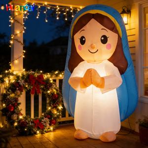 Ballon gonflable portable modèle mosquée musulmane et chameau, ornement pour la prière et l'introspection pendant le jeûne - Product Image 1