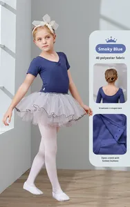 Enfant en bas âge Ballet danse <span class=keywords><strong>jupe</strong></span> costume col en v dos nu dentelle <span class=keywords><strong>Tutu</strong></span> Costume Ballet Performance porter pour les enfants - Product Image 2