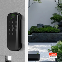 Cerradura Inteligente Digital sin Llave Tuya para Puerta, Diseño Impermeable con Control por Aplicación, Ideal para Portones Exteriores y Puertas Metálicas