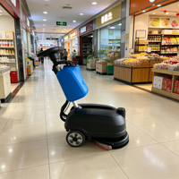 Mesin Pembersih Lantai Otomatis Mini dan Vacuum, Mesin Penggosok Lantai Efisiensi Tinggi untuk Pembersihan Lantai Beton Poles