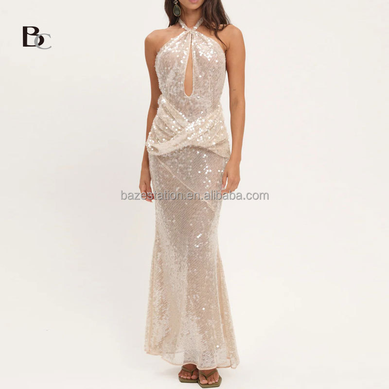 Wholesale Beaded Dress Women Customization Factory
