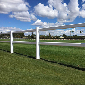 Nhà máy bán Trắng chăn nuôi gia súc hàng rào ngựa nhảy trở ngại corral hàng rào thiết kế mới Vinyl ngựa hàng rào cho ngoài trời - Product Image 4