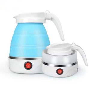 Hervidor de Agua Plegable Mini, Calentador de Agua Portátil de 600W, Hervidor Eléctrico de Silicona, Hervidor Doméstico Fácil de Transportar - Product Image 1