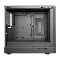 Boîtiers PC de jeu personnalisés AntarcChill ATX en acier SPCC transparent pour joueurs d'e-sport, 7 emplacements, tour moyenne, avec ventilateur