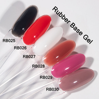 Vente en Gros 1KG Vernis à Ongles Gel Base Caoutchouc Fournitures pour Ongles Salon Couleur Couche de Base 1 Litre/1000ml Grand Format Recharge Gel Polish Usine