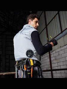 Neng الصيف سترة خارجية درع الصيد بدلة تكييف الهواء مع مروحة تبريد معدات جديدة للترفيه والصيد - Product Image 3